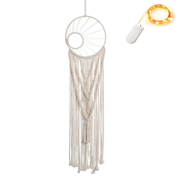 Macramé væg drømmefanger